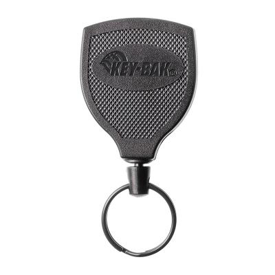 KEY-BAK nøgleholder med 180° drejbar trommel med kevlar-wire og bælteclips (S48P-K Heavy Duty)